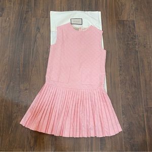 Gucci Monogram Pleated dress